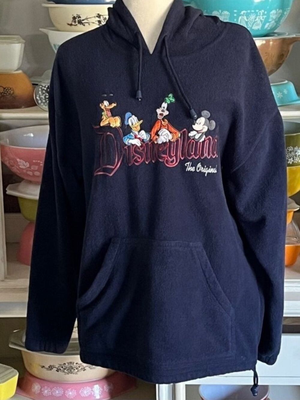 Disney Originals Pluto, Donald, Mickey and Goofy Blue Sweatshirt - Size Medium